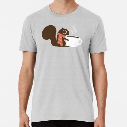 Squirrel Coffee Holiday Size S to 5XL Made in the USA T-Shirt