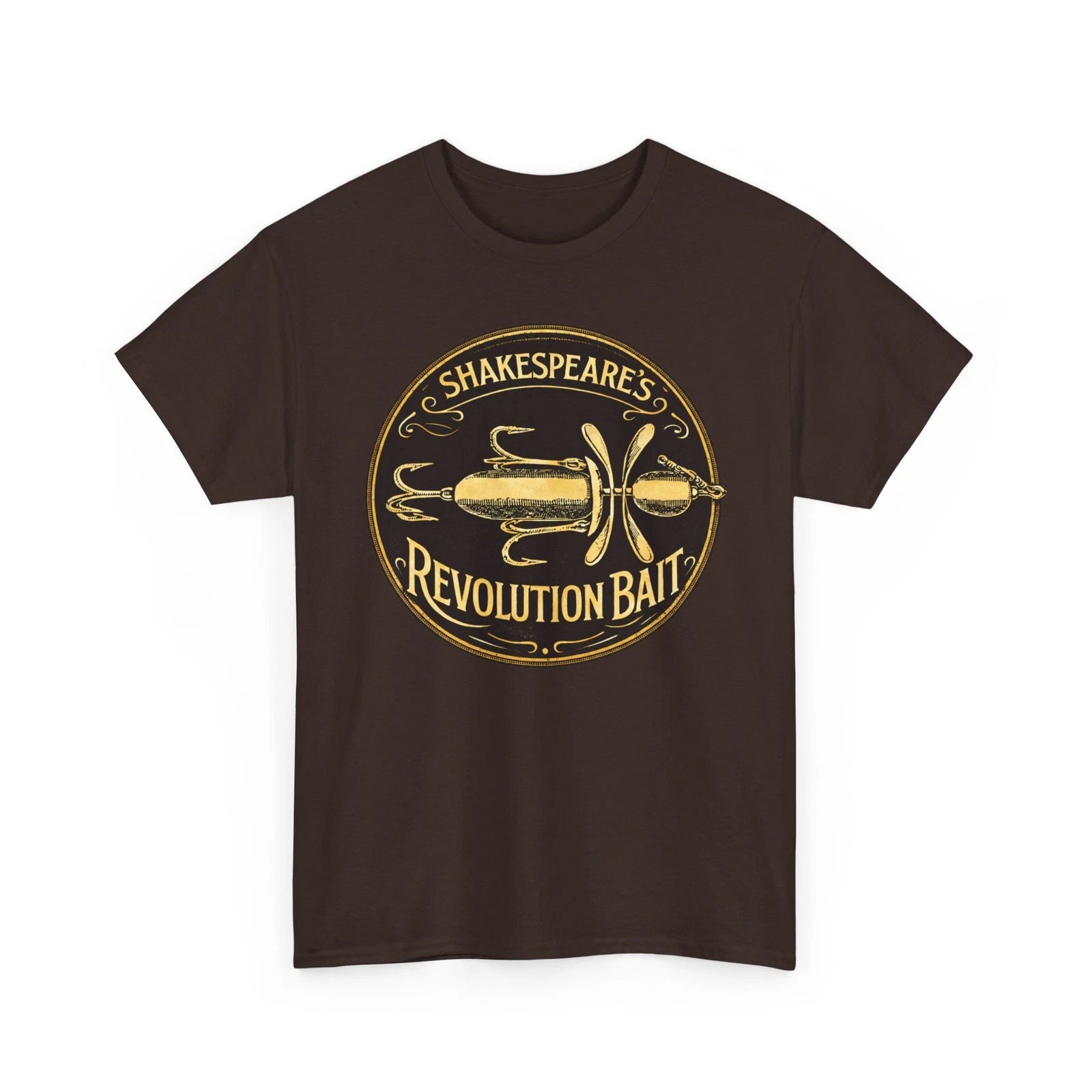 Shakespeare's Revolution Bait Vintage Fishing Lure Kalamazoo MI Retro T-Shirt