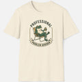 Professional Problem Avoider Frog Shirt Funny Lazy Meme Toad Graphic T-Shirt