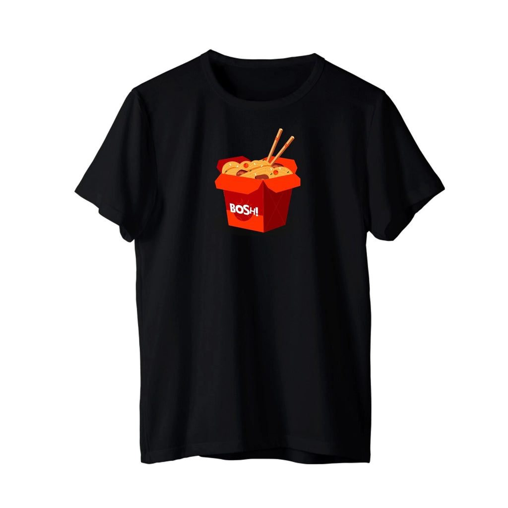 Unisex T-shirt - BOSH! Chinese Takeaway  - Funny  Novelty Big John Humour Gift