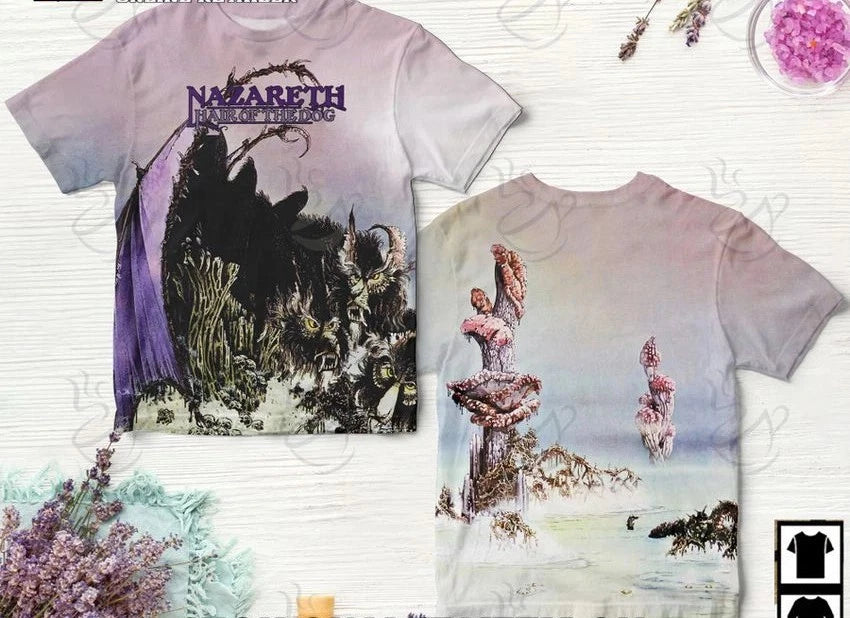 New Nazareth Hair Of The Dog Rock ‘n Roll Gift For Fans S-6XL 3D T-shirt MO963