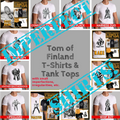 Tom of Finland T-shirts Defects Seconds Imperfect Irregular Gay Sex Leather Tee