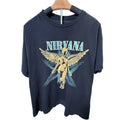 Nirvana In Utero Angel Graphic T-Shirt Mens XL Black Short Sleeve Rock Band Tee