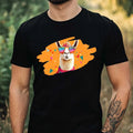 Mens Funny Llama Motif Cotton T-Shirt Size XS to 5XL