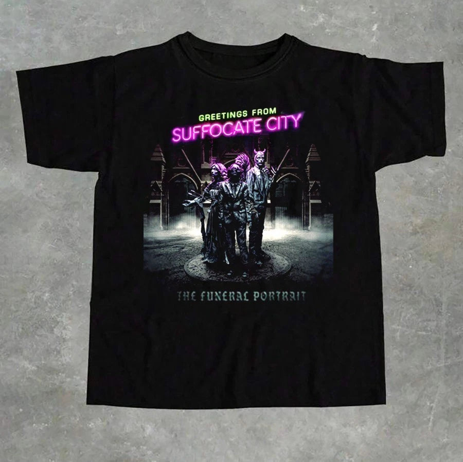 The Funeral Portrait Band Shirt, Suppocate City T-shirt Funeral Port S-5XL Q4758