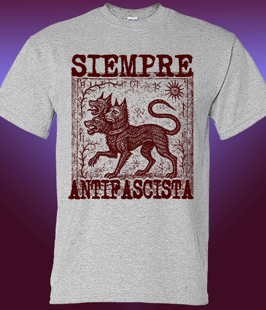 Siempre Antifascista Cerberus T-shirt