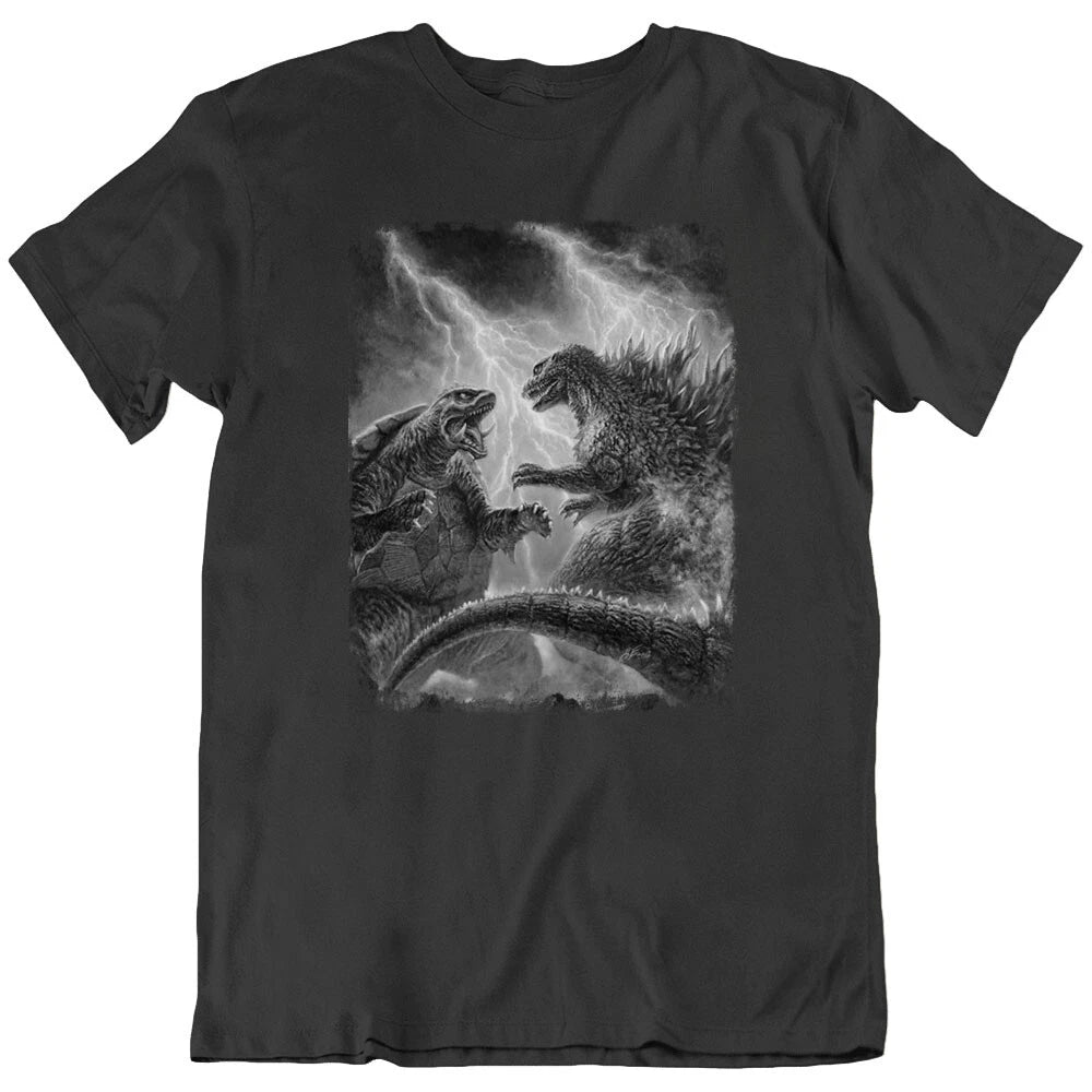 Gamera, fight Godzilla Giant Monster Scary Animal Cartoon T Shirt Tee Gift New