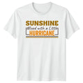 Sunshine Mixed With A Little Womens T-Shirt Sassy Birthday Gift For Her