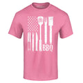 BBQ American Flag T-shirt Pitmaster Barbecue Lover For Dad Shirts