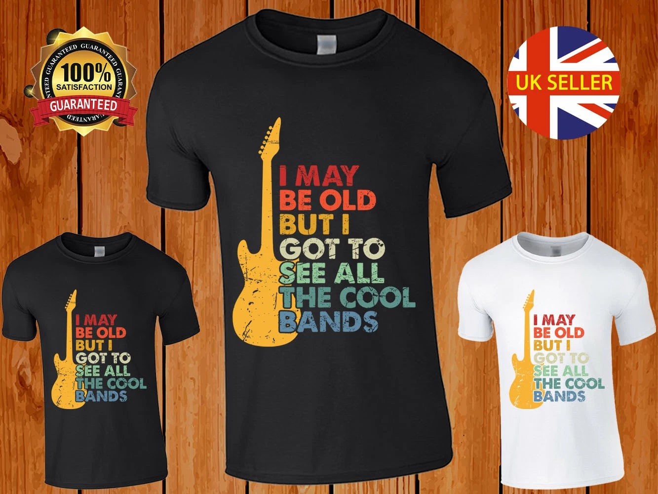 I May Be Old But I Got To See All The Cool Bands Old Guy Gift Mens T-Shirt