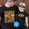 The Dadalorian This is The Way Father's Day T-Shirt The Child Son Dad Birthday