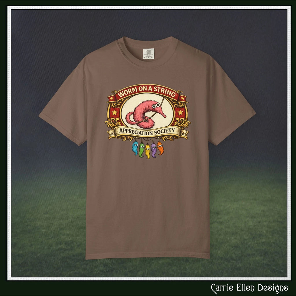 Worm on a String Appreciation Society T-Shirt | Comfort Colors® SS Tee (3897)