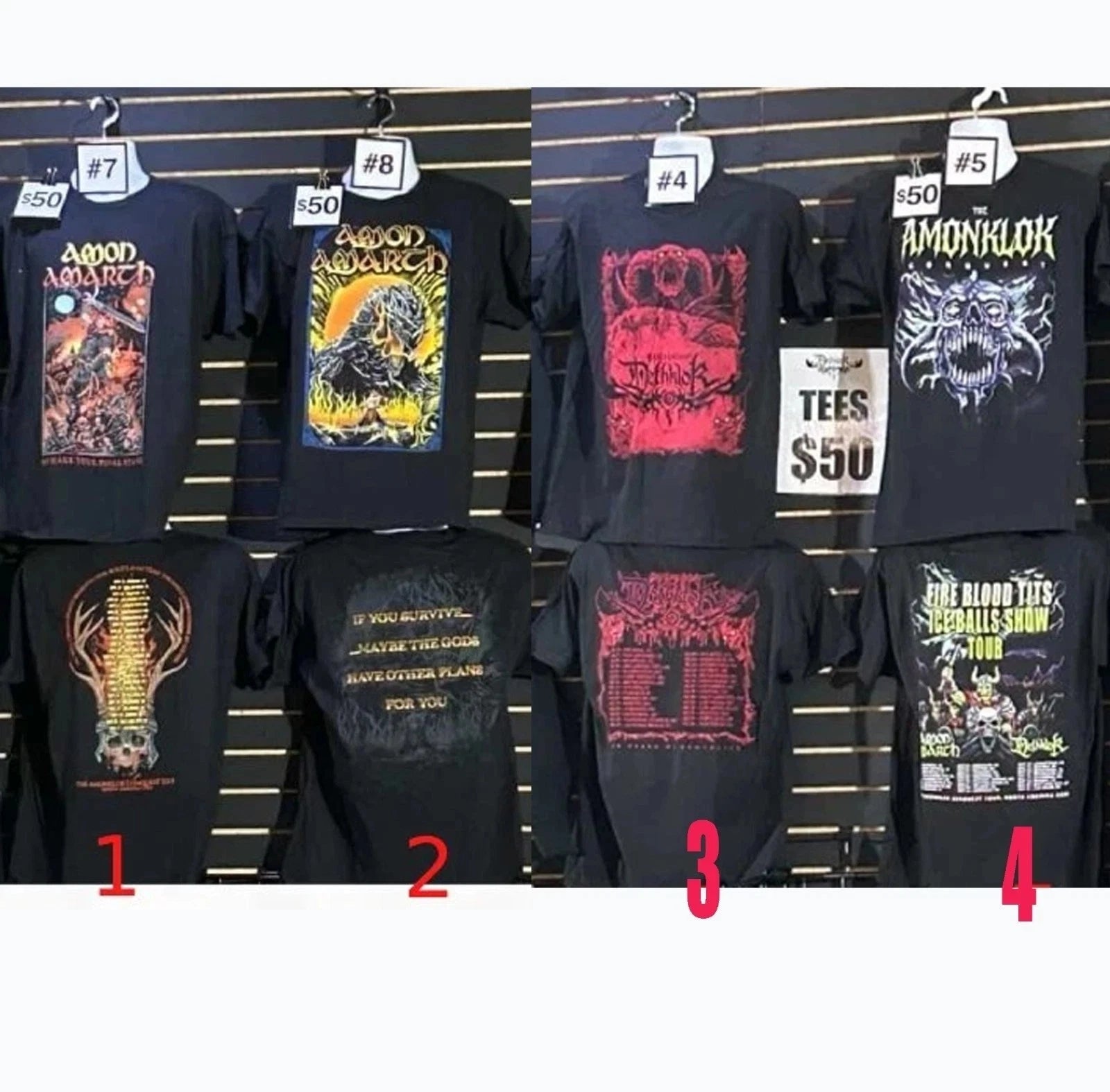 Custom Amonklok 2026 North America Tour T shirt reprint All Size