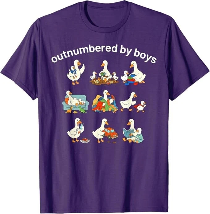 Outnumbered by Boys T-Shirt