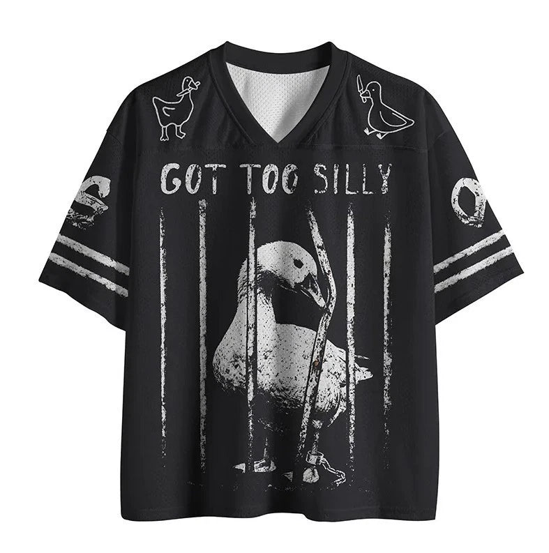 Got Too Silly Funny Mesh Jersey