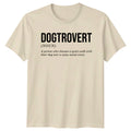Dogtrovert Noun Definition Funny Dog Lover Quote Graphic T-Shirt