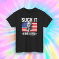 Suck It England George Washington T-Shirt | Funny Patriotic Tee | 1776 USA Humor