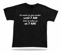 Tshirt Tee Shirt Birthday Gift Idea Funny Quote Seasier Stay Awake Sleep Advice
