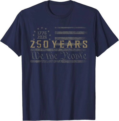 250 Years America Anniversary 250th Independence Day Freedom Unisex T-Shirt