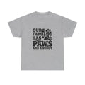 Custom Pet Paw Print Shirt Personalized Name Unisex Mens Womens Dog Owner