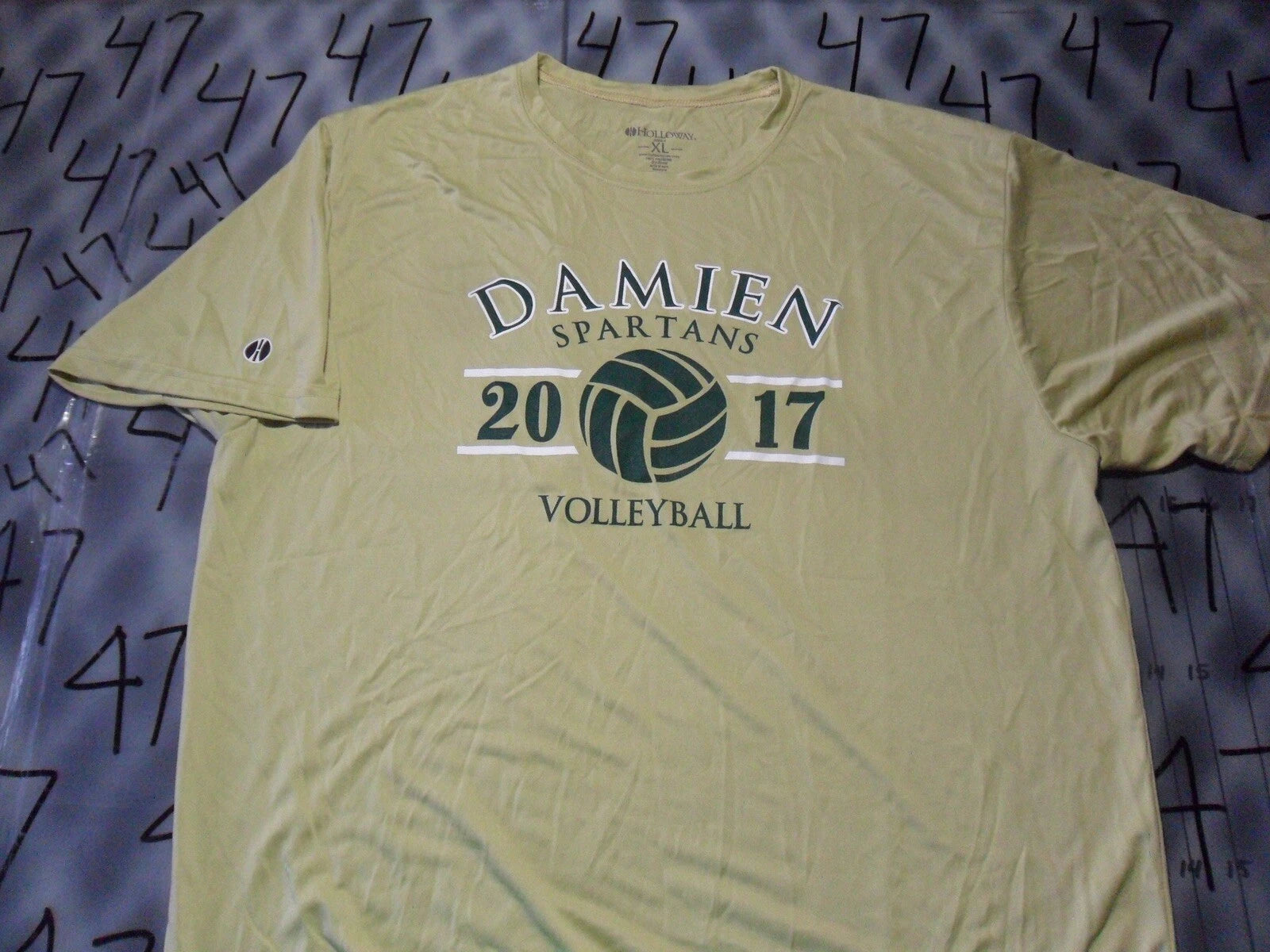 XL Damien Volleyball 2017 100% Poly T Shirt