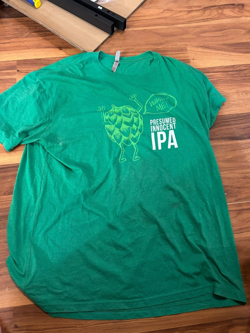 Arlington Texas Legal Draft Beer Co. T Shirt 3XL Presumed Innocent IPA defunct