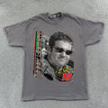 Vintage Bobby Labonte Shirt Mens Large Gray Nascar Racing Short Sleeve Cars Y2K