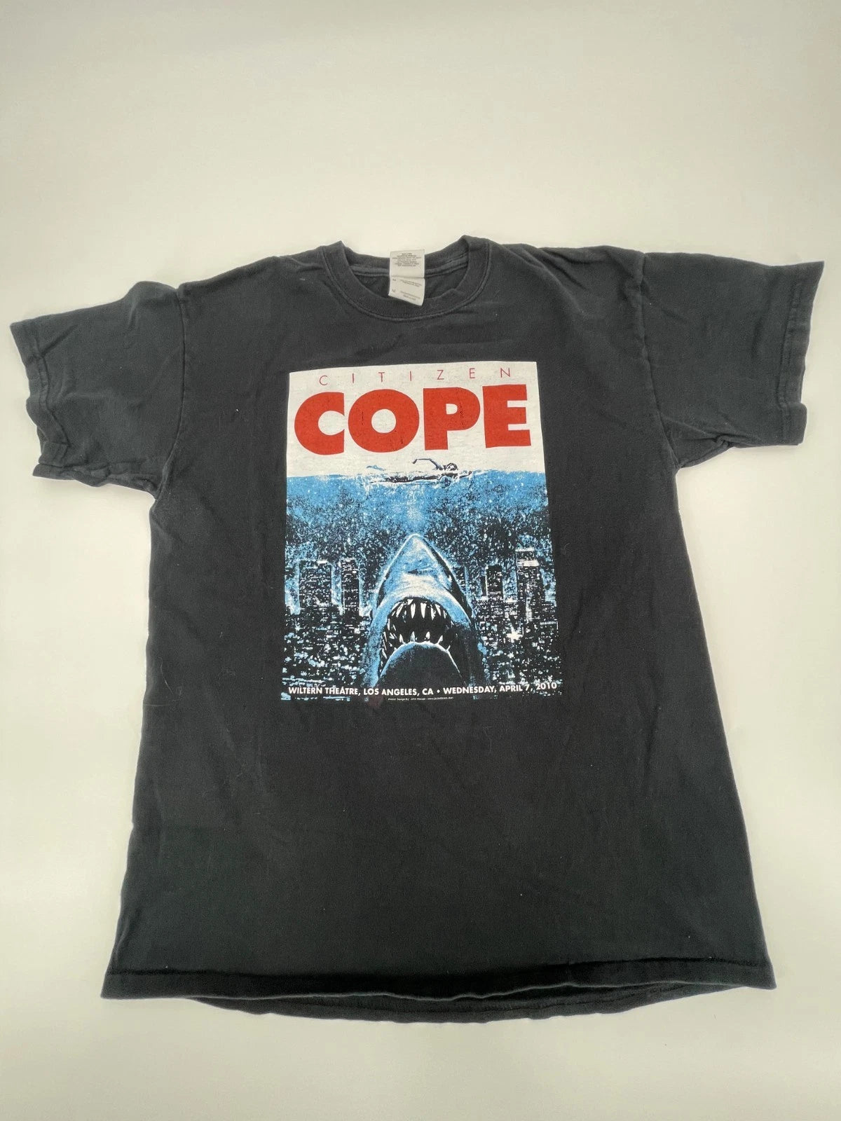 Gildan T Shirt Mens Medium Black Ultra Cotton Citizen Cope Band Logo Graphic