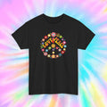 Love Peace Shirt Retro Flower Power Hippie 60s 70s Boho Style Graphic Tee S-5XL