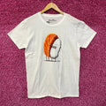 Hugging sushi white Tshirt size medium