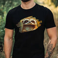 Mens Funny Grumpy Animal Print Cotton T-Shirt Size XS to 5XL