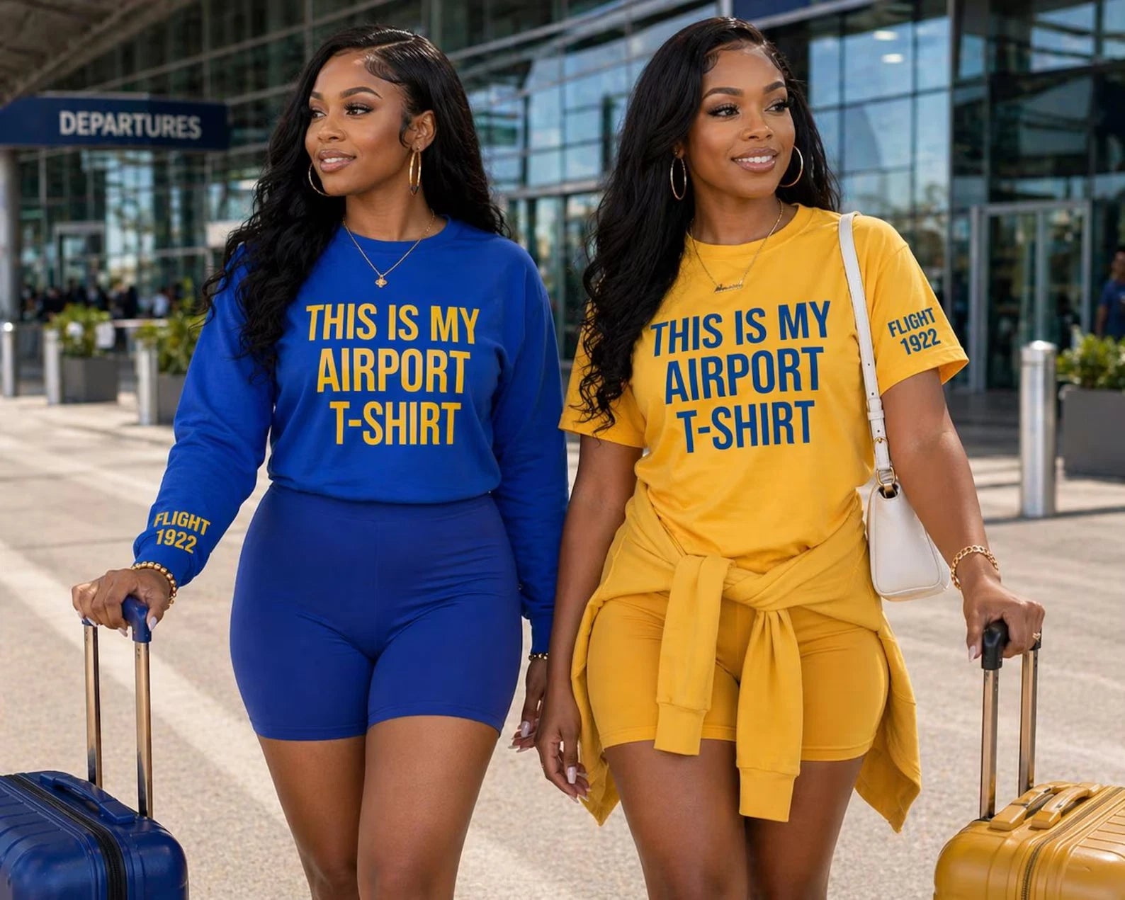 This Is My Airport T-Shirt | Travel Outfit Tee | Custom Flight Sleeve Shirt