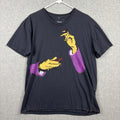 Trovata T Shirt Adult Large Graphic Tee Distressed Artsy Cigarette Hands USA