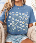 Daisy Flower Shirt, Wildflowers Shirt, Floral Tee, April Birth Flower Gift