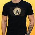 Mens Astronaut Rocking Motif Cotton T-Shirt Size XS to 5XL
