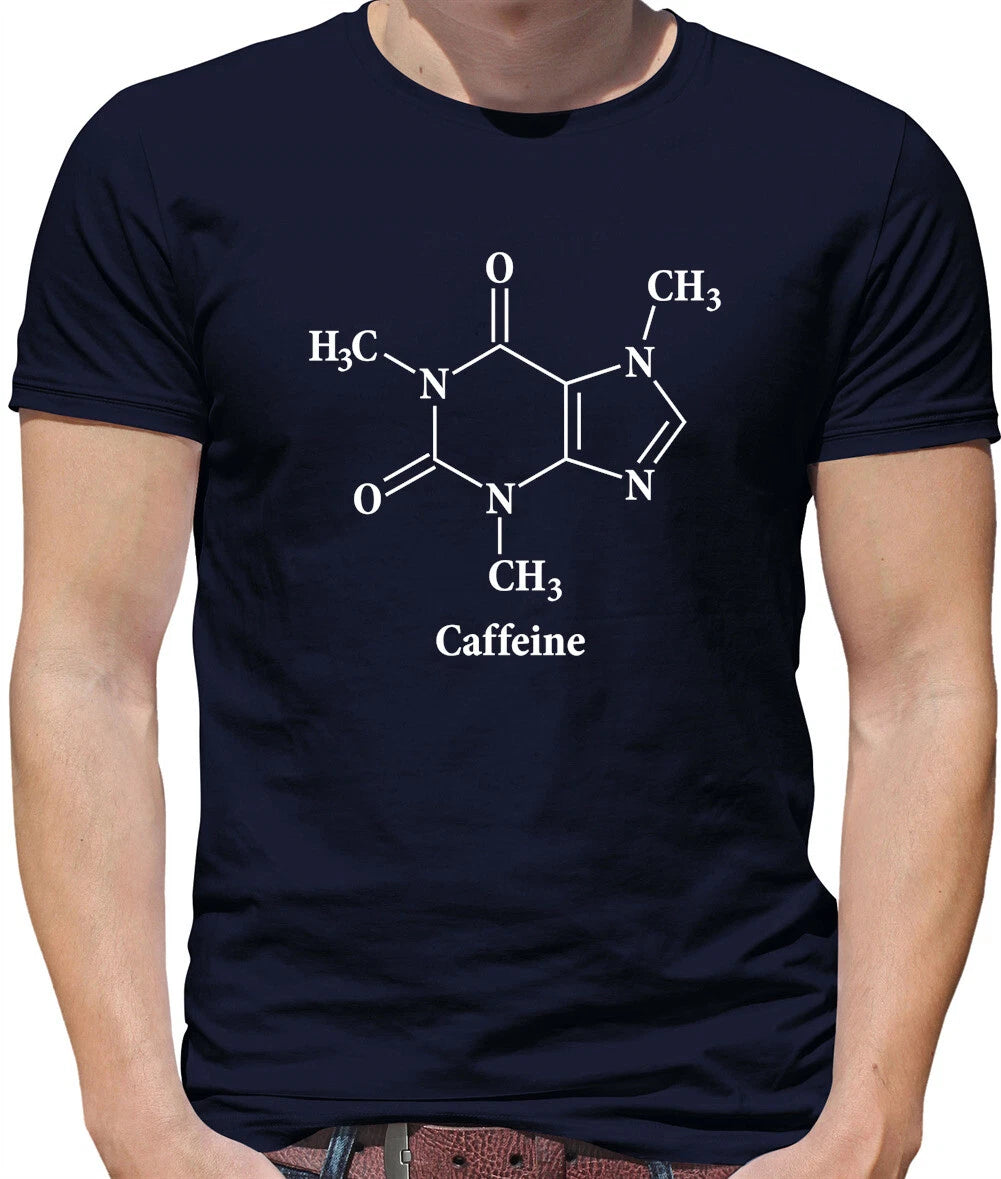 Caffeine Formula Mens T-Shirt - Coffee - Tea - Espresso - Science - Latte - Gift