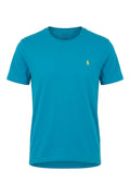 Polo Ralph Lauren Men's Blue Cotton Short Sleeve Crew Neck Logo T-Shirt Size L