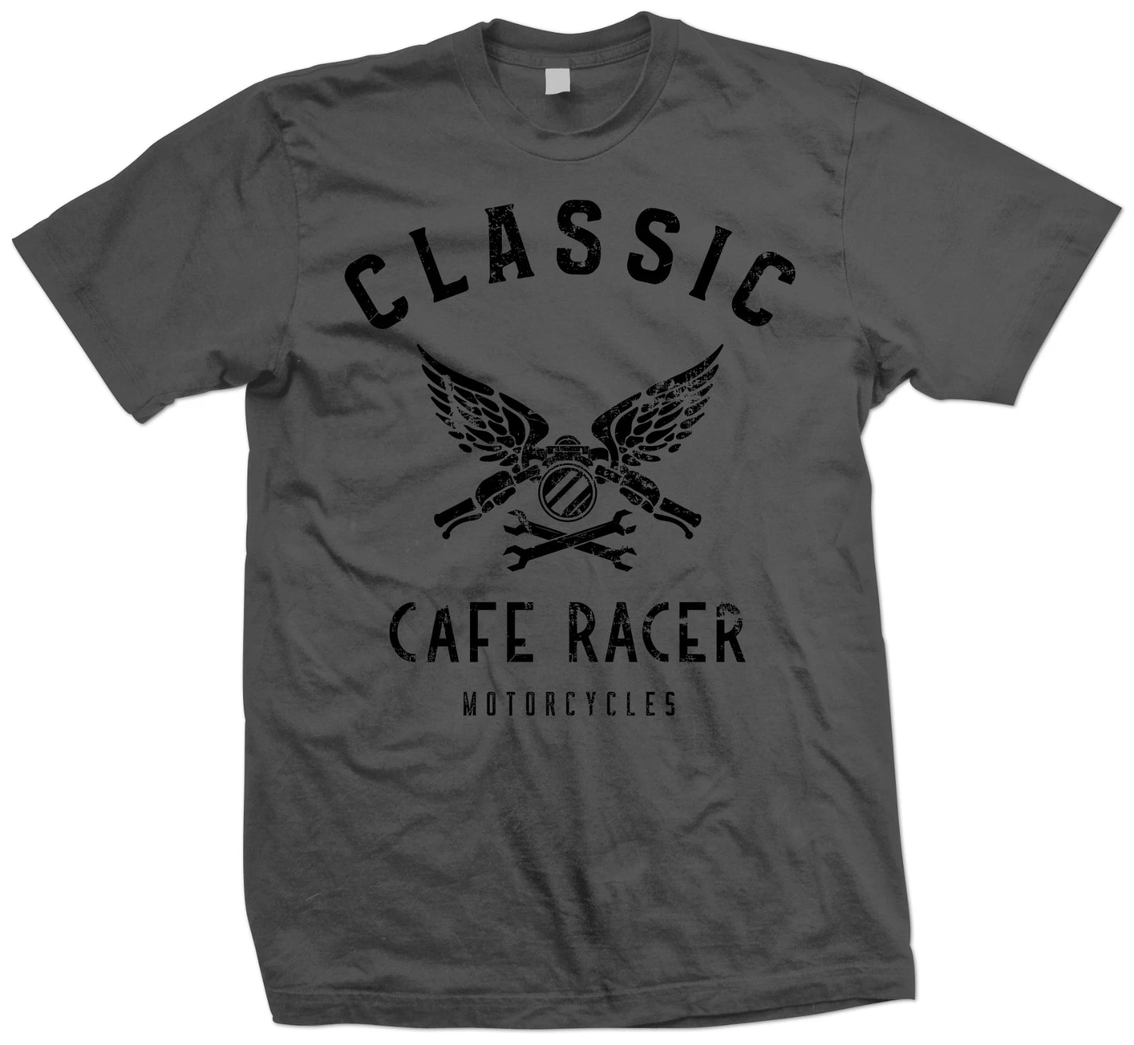 Classic Cafe Racer Motorcycle T Shirt, Custom Cafe Racer Motorbike Shirt, Ton Up
