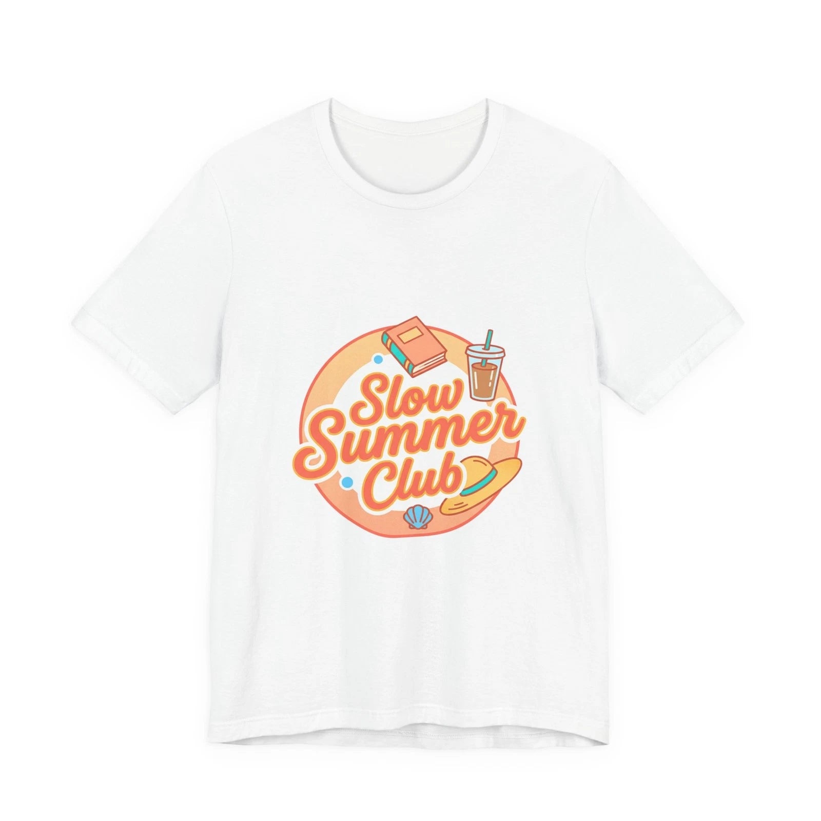 Slow Summer Club Tee | summer aesthetic, pastel coastal vibes