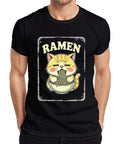 Ramen Cat Noodle Soup Kawaii Gift Retro Vintage Mens T-Shirt