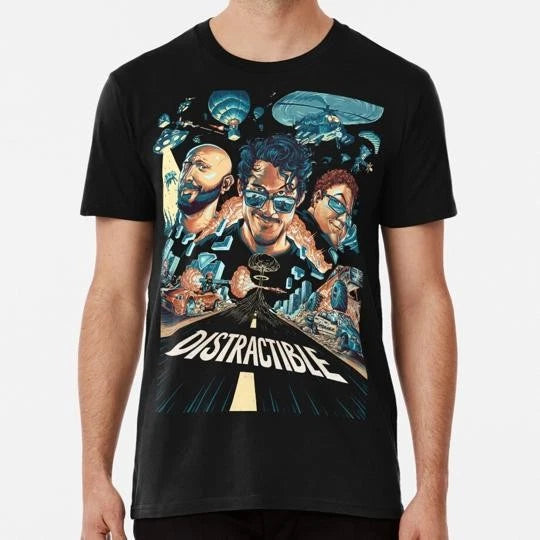 Distractible Merch Size S to 5XL Made in the USA T-Shirt