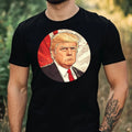 Mens Trump Manga Motif Cotton T-Shirt Size XS to 5XL