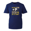 Please Don't Make Me Do Stuff T-Shirt, Funny Lazy Panda Sleepy Slogan Unisex Top