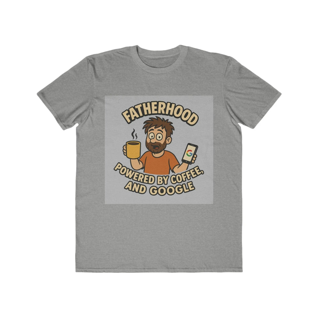 Fatherhood Powered by Coffee Tee, Funny Dad Shirt, Gift for New Dads,