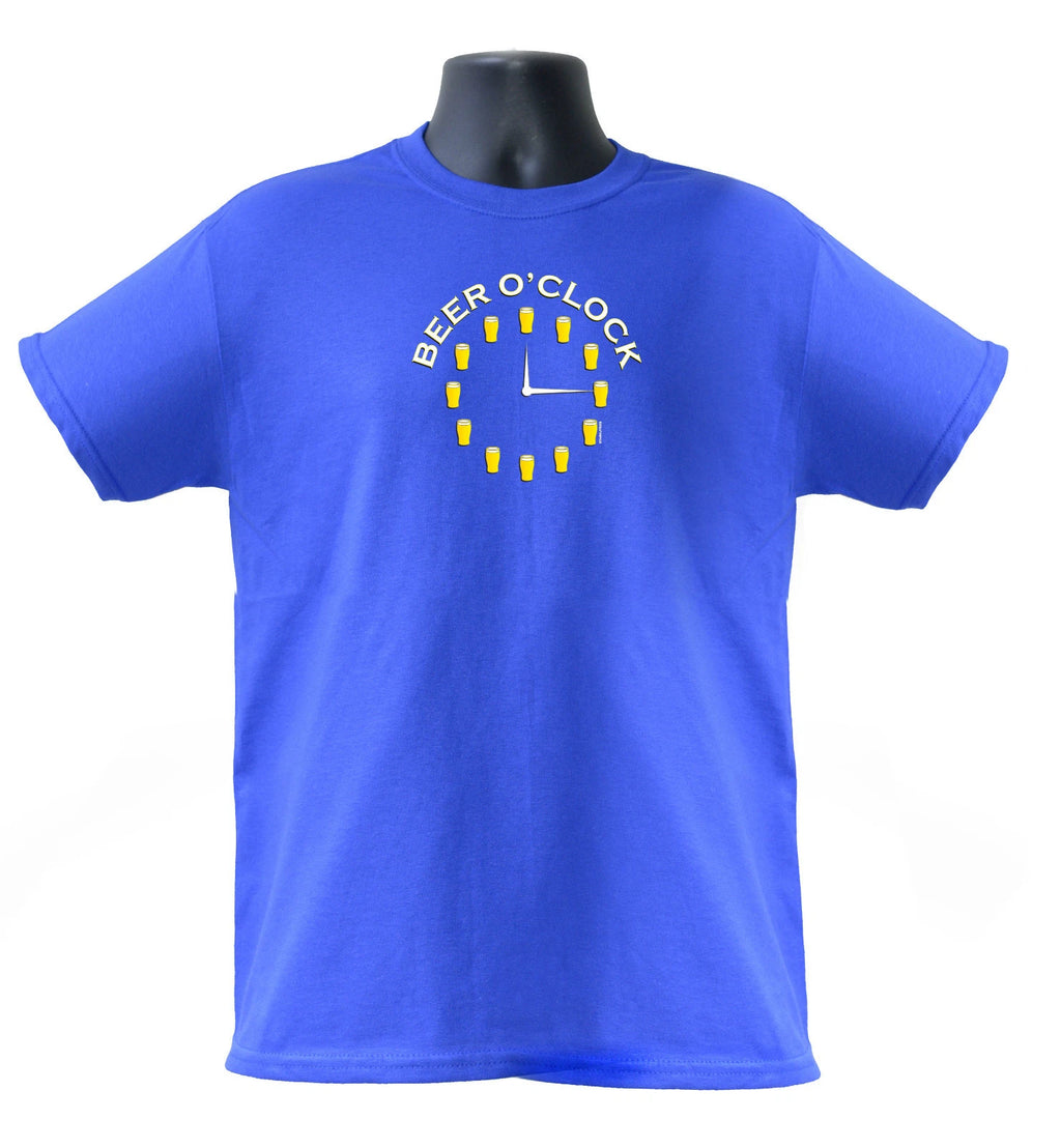 It's Beer O'clock Funny Drinking Alcohol Pub Crawl T-Shirt S-XXL