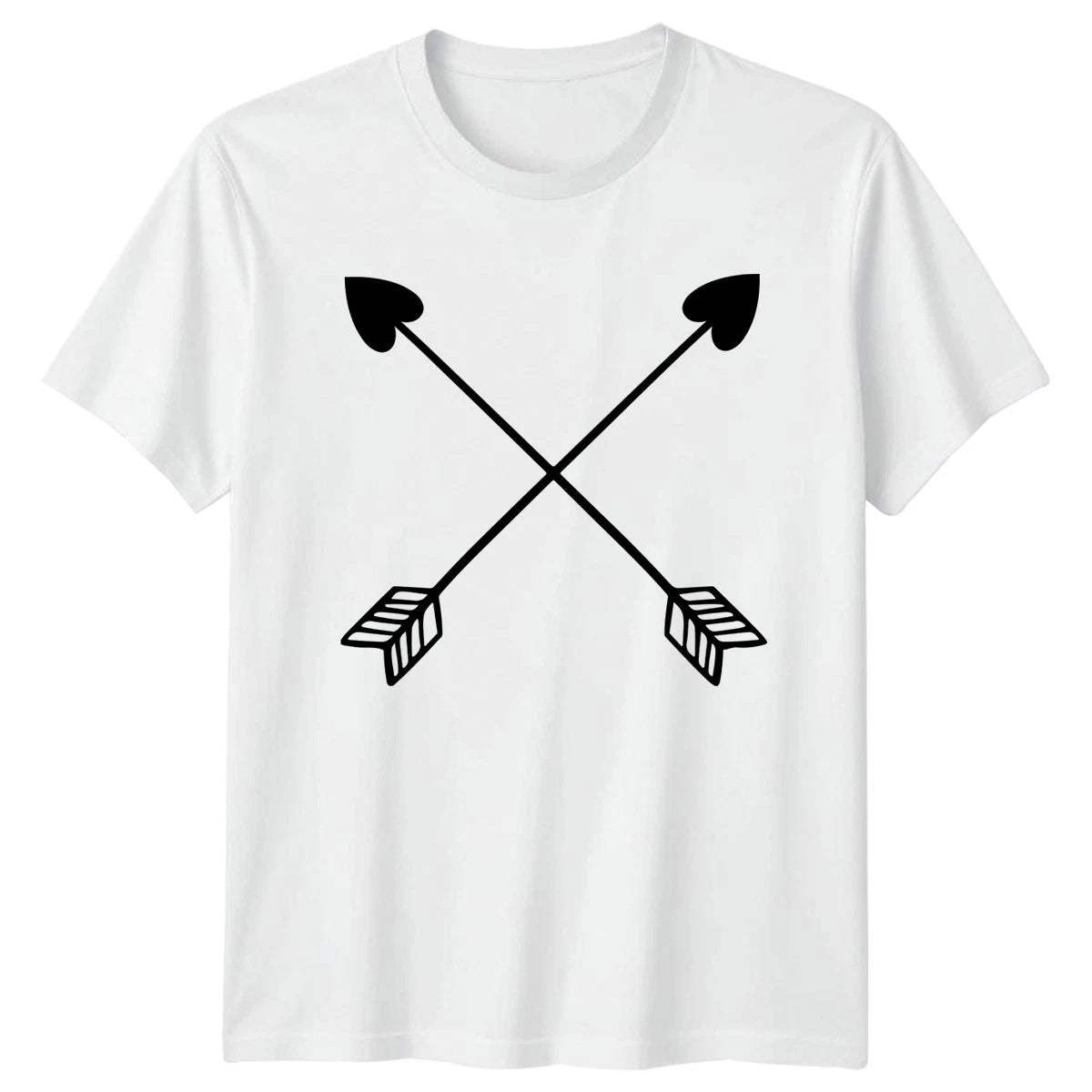 Arrow Through The Heart Love Symbol T-Shirt Boho Romance Valentines Day