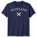Scotland Flag And Name Unisex T Shirt National Flag Scottish Design Football Top