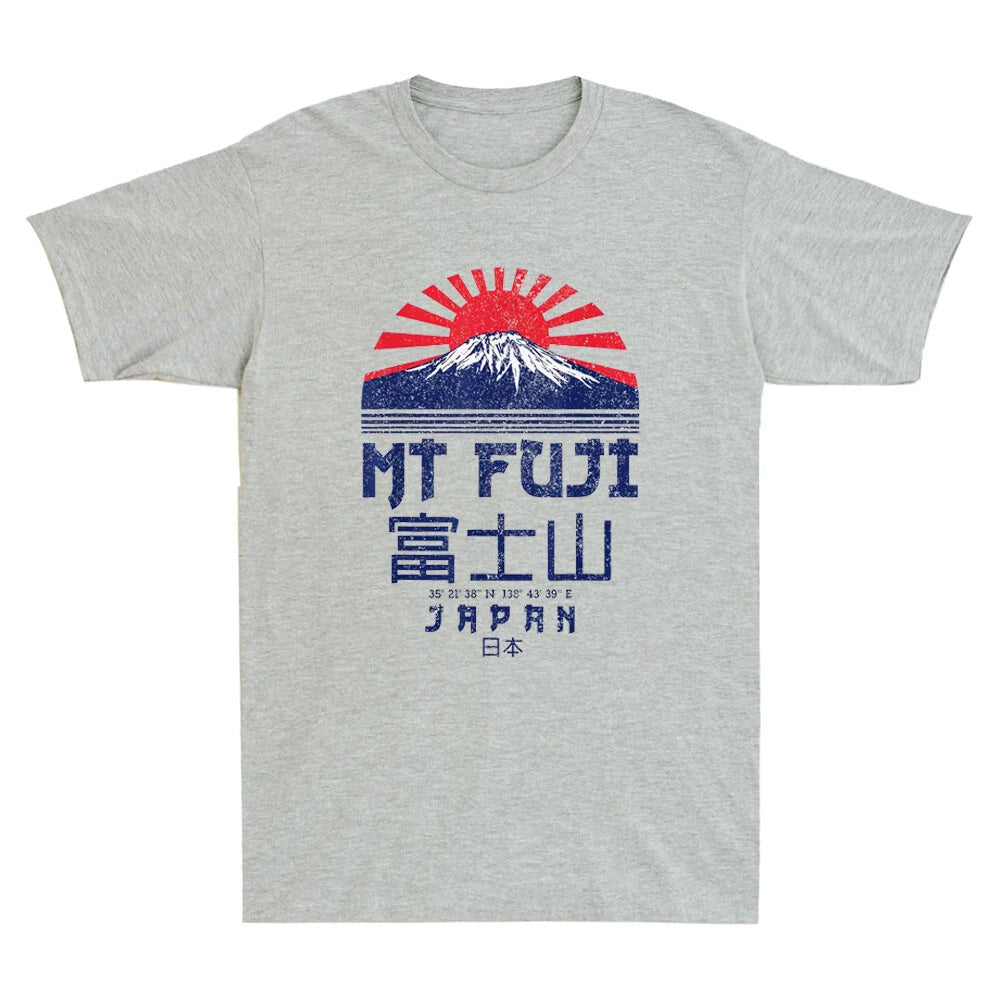 Mt. Fuji Japan Retro Souvenir Tokyo Japanese Funny Graphic Vintage Men's T-Shirt