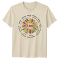 Christian I Am Sunflower Bible Verse Graphic Print T-Shirt