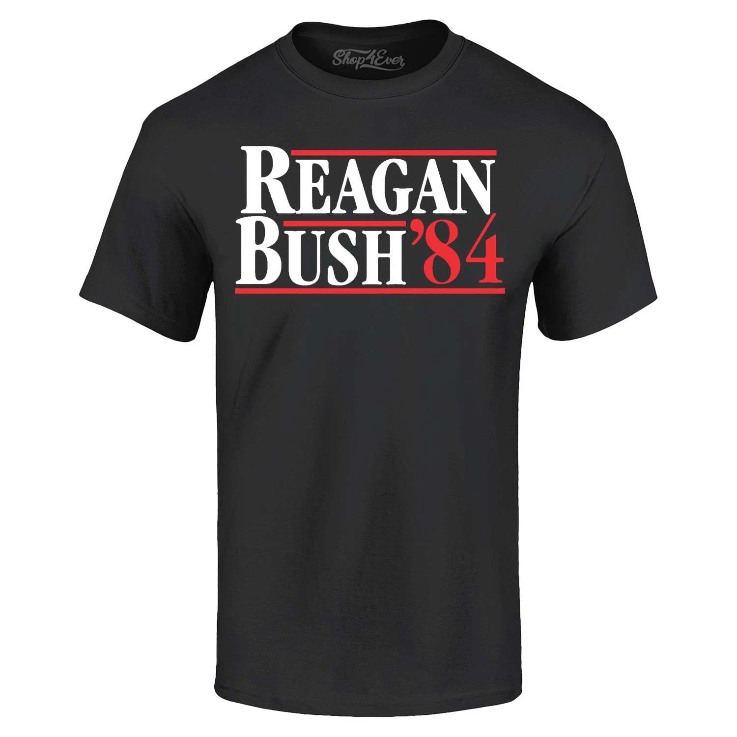 Reagan Bush '84 Retro T-shirt Presidential Campaign Vintage Shirt